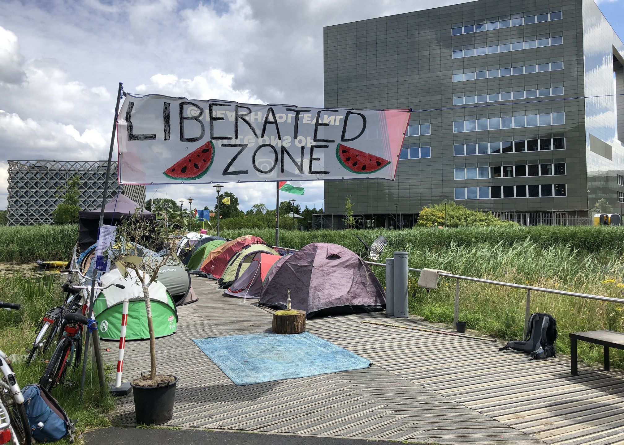 Protest update: activists plan to keep the camp
