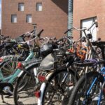 Bikes in front of Forum