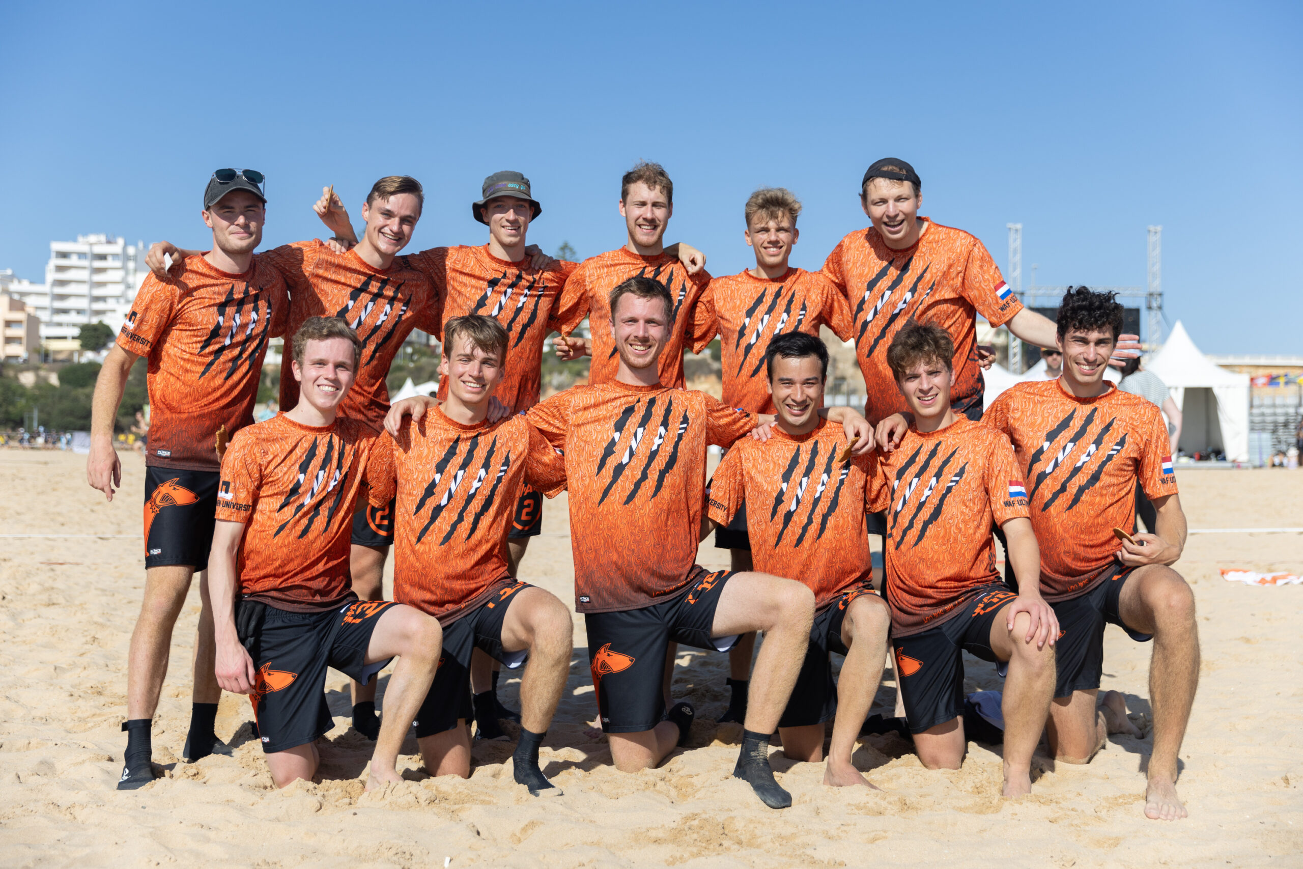 Wageningen students at World Cup frisbee